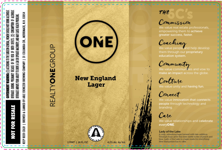 Lager Can Label Design